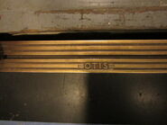 Mid 1930s-1940s Otis door sill (Non-original swing door outside)