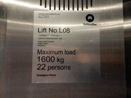 Roma St busway maintenance plate