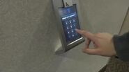 PORT 1 Series touch screen in conventional keypad mode.