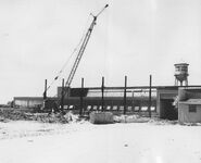 Construction of the Anthony Wayne trail Haughton factory.