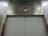 Dewhurst vandal-resistant 16-segmented digital floor indicators (in Sigma elevators).