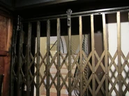 Vintage Otis scissor gate