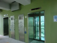 Kone EcoDisc top landing.jpg (2.94 MB) At the top floor, usually there is a control panel to contain all the circuit board in one cabinet.