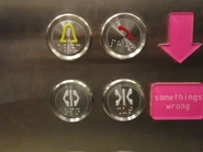 STEP elevator door control buttons.