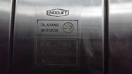 1990s Indolift nameplate.