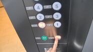Fujitec XIOR elevator floor buttons (Japan)