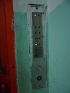 One of Toshiba freight Elevator make the vandal-resistant version of the round buttons and floor hall station not as common in Hong Kong.