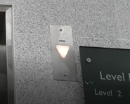 Unknown (Salient?) lantern. Elevator is Schindler, installed in 1999