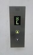 KDS 300 hall station with flush mounted round buttons (with green illumination)