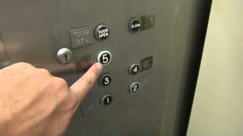 Dover Hydraulic Elevator at a Parking Garage in Austin, Texas with CJ Anderson Fixtures.