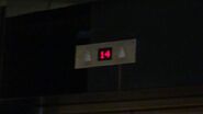 1997 Indonesian Kone hall indicator with LED dot matrix indicator. This was found in Graha Pena, Surabaya before the elevator was modernized in 2018.