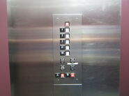 1970's U.S. elevator car station