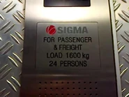 Different 2000s Sigma nameplate.