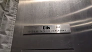 Otis VIP 260 nameplate from 1972