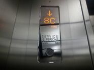 2000s Hyundai floor indicator with orange LEDs (Credit to YouTube user TG97Elevators)