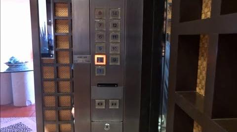 1990s Mitsubishi elevator with touch sensitive buttons (video: National Elevator)