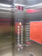 EB960 buttons with red halo can find it on a modernized Otis elevator.