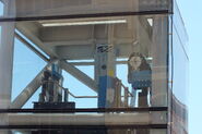 Otis Gen2 elevator motor, La Serena, Chile (the ReGen regenerative drive system installed here).