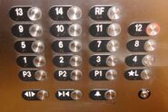 Otis Series 6 floor buttons.