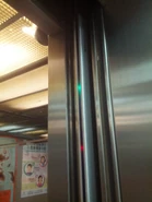 SFT (SFT-637) mechanical door bumper with built-in sensor for Toshiba elevator (The design is rectangular to match its original bumpers before replacing).