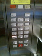 A 1990s Schindler elevator that skipped 13th floor.