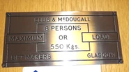 Ellis & McDougall nameplate.