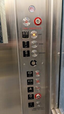 Monitor elevator shop fixtures