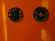 OTIS door control buttons (late 1980s to 1990s)