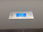 Newer Series 2/4 LCD position indicator which is the same kind of indicator that can be used as a floor indicator in the elevator.