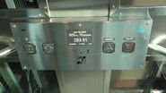 Dewhurst Jumbo JUS90-30 buttons installed at the railway stations in Sweden.