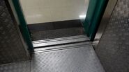 1991 Dong Yang door sill, wider type with three lines on the outer side and two lines on the inner side (two speed telescopic sliding doors)[2]