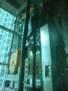 EcoDisc MX 20 hoisting machine, used in a MonoSpace 3000S elevator.