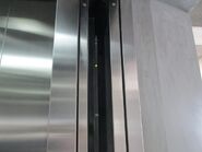 CEDES cegard/Mini electric door sensors in an Otis Gen2 elevator.