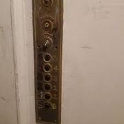 1920's Otis Black Button Panel at a Apartment Building in LA.