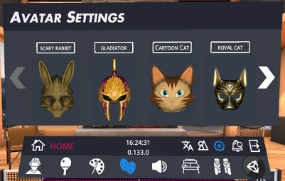 Page one of avatar selections