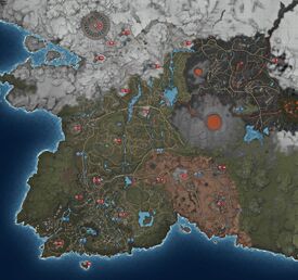 Mapa świata w ELEX