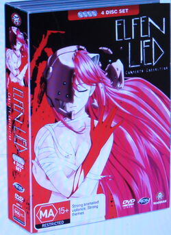 Elfen Lied - The Diclonius Report DVD, 2006 3 Disc ADV Films Anime Cult  Cartoon