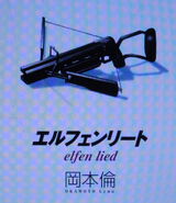 The spiked-ball firing crossbow used by the sadistic Unknown Man