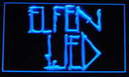 Elfen Lied lighted room sign