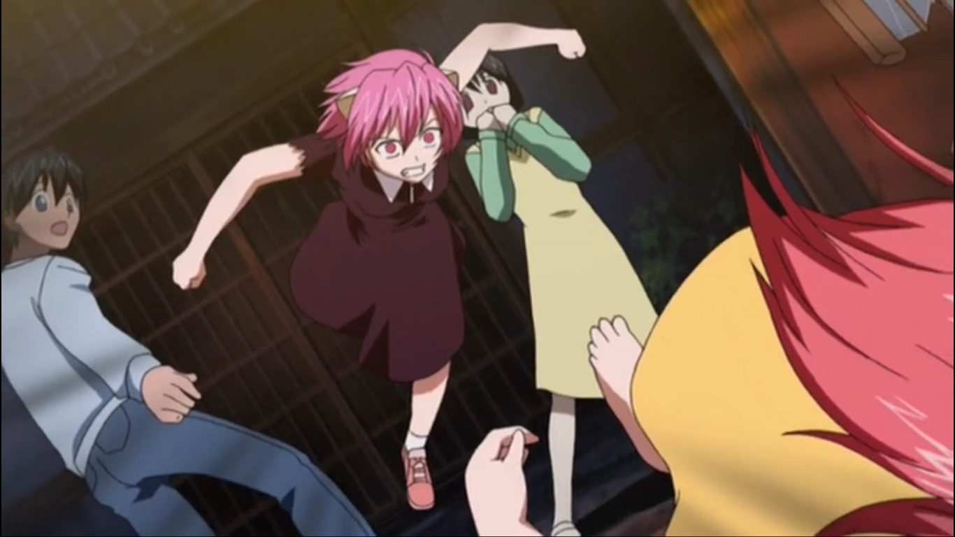 Elfen Lied - Lucy vs. Nana 