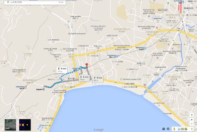 Tiny crossing Mayu Google Map