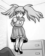 Question Mark Pandora.png (25 KB) Pandora annoyed that she can't see what Sarah is doing using her spell