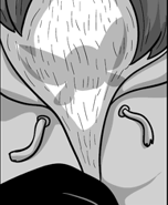 The first appearance of Dex's mark.