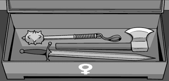 Susan's box with its original contents