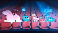 Bumpers de Películas 2012 en Cartoon Network con personajes de El increíble mundo de Gumball, Hora de aventura y Un show más.