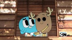 Gumball y Penny.