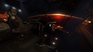 Vulture cockpit and star rise