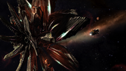 Thargoid and Diamondback ships