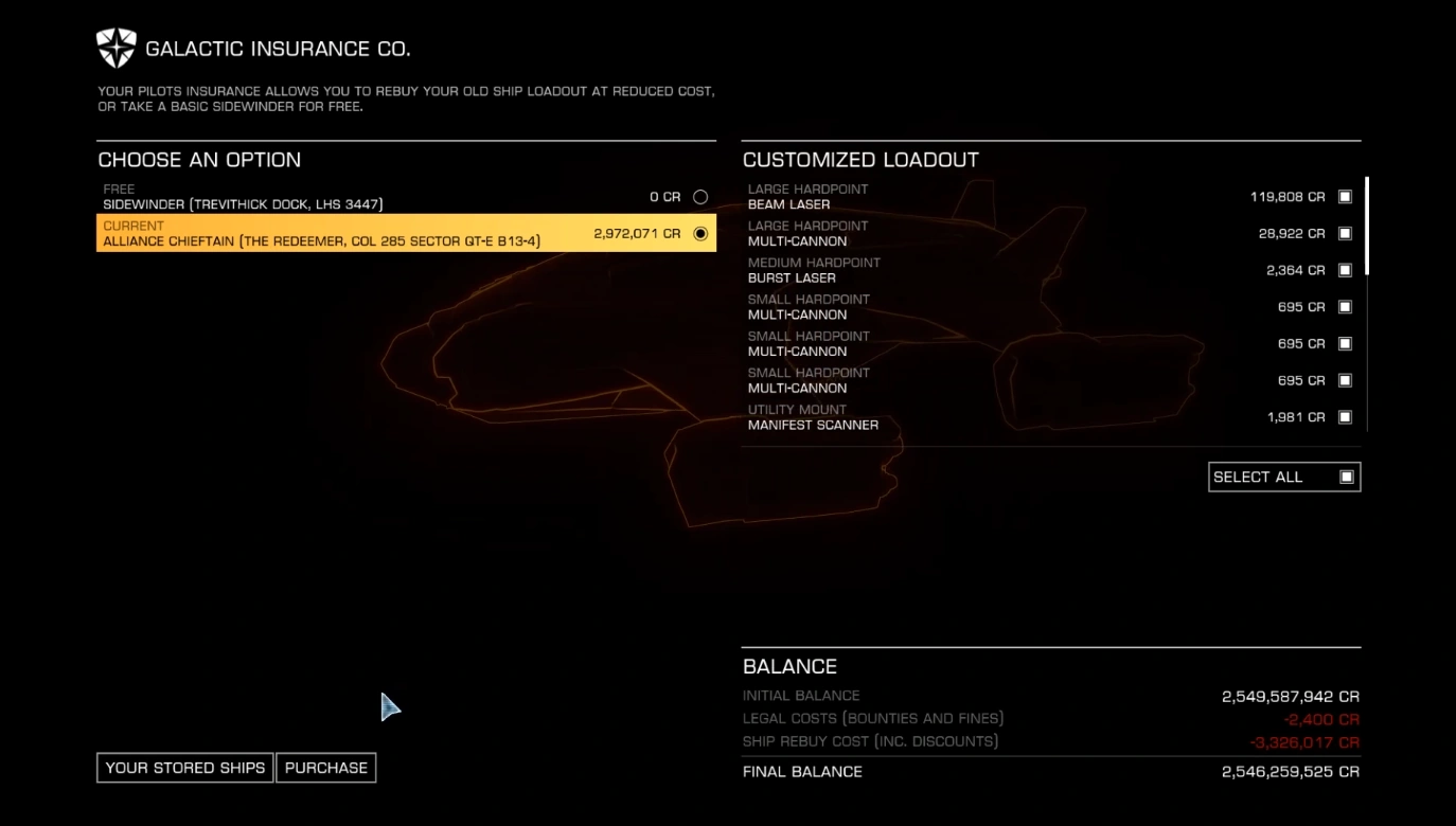 elite where to buy ships