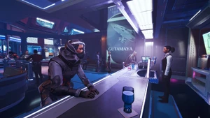 The Bartender in a Concourse